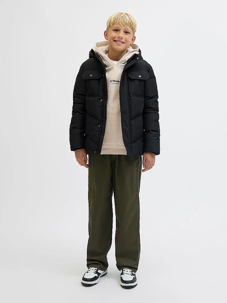 JACK & JONES Sweat à capuche garçon Hoodie JJESOHO - vue 5